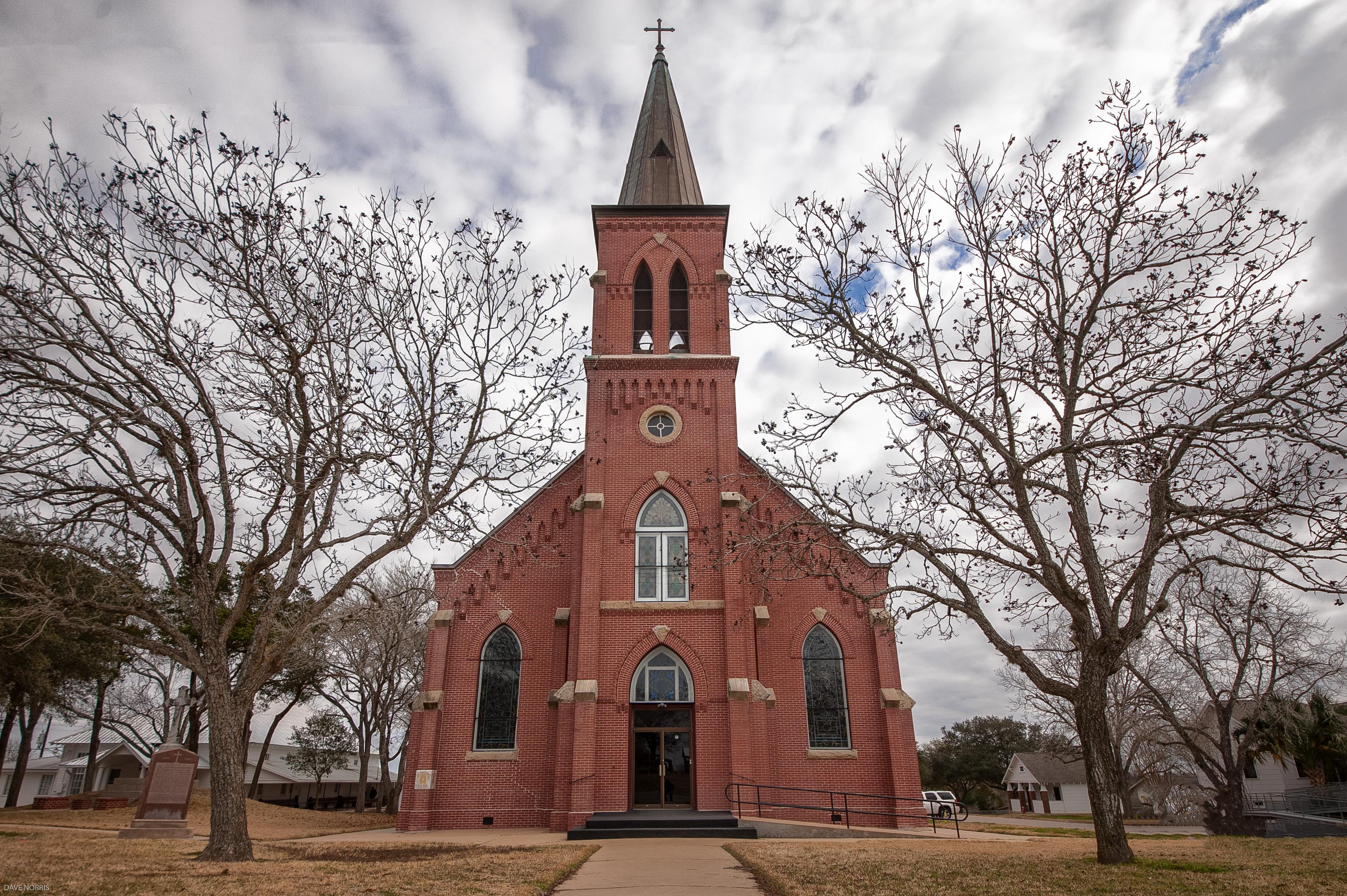 FOCUS ON THE BACKROADS:  Nativity of the Blessed Virgin Mary Catholic Church  High Hill, Texas (Schulenburg)